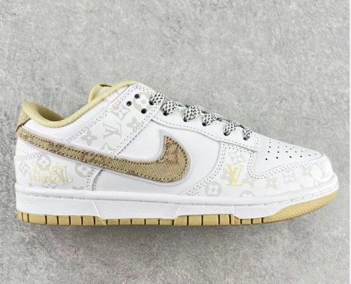 Authentic Nike SB Dunk Low White/Yellow