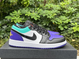 Authentic Air Jordan 1 Low Purple /Black