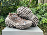 Authentic Balenciaga Triple s Clear Sole Coffe/Palm