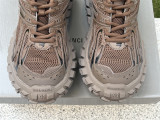 Authentic Balenciaga Triple s Clear Sole Coffe/Palm