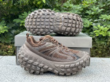 Authentic Balenciaga Triple s Clear Sole Coffe/Palm