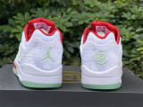 Authentic CLOT x Air Jordan 5 Low Red/White