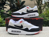 Authentic Nike Air Max 1 White/University Red