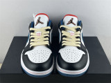Authentic Air Jordan 1 Low SE White/Industrial Blue white