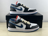 Authentic Air Jordan 1 Low SE White/Industrial Blue white