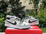 Authentic Nike SB Dunk Low Black/White/Blue