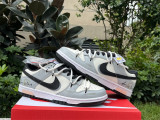 Authentic Nike SB Dunk Low Black/White/Blue