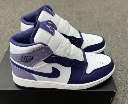 Authentic Air Jordan 1 Mid “Blueberry”