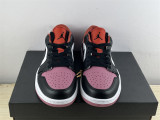 Authentic Air Jordan 1 Low White/Brown/Purple