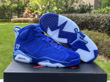 Authentic Air Jordan 6 North Catolina Blue