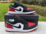 Authentic Air Jordan 1 Low “Bred Toe”