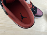 Authentic Air Jordan 1 Low White/Brown/Purple