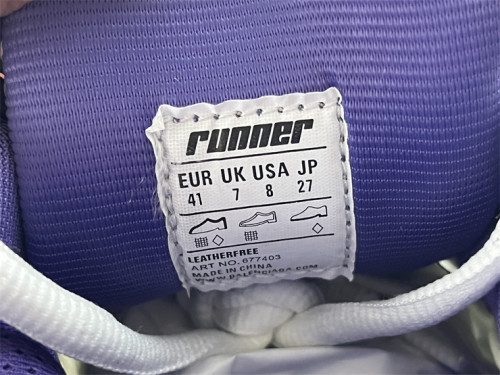 Authentic Balenciaga Runner Purple/Grey