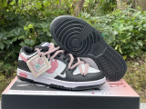 Authentic Nike SB Dunk Low White/Black/Rose