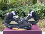 Authentic A Ma Maniére x Air Jordan 5 “Black”