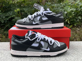 Authentic Nike SB Dunk Low White/Grey/Black