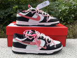 Authentic Nike SB Dunk Low White/Black/Pink