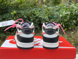 Authentic Nike SB Dunk Low White/Black/Pink
