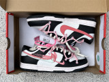 Authentic Nike SB Dunk Low White/Black/Pink