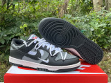 Authentic Nike SB Dunk Low White/Grey/Black