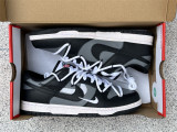 Authentic Nike SB Dunk Low White/Grey/Black
