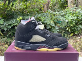 Authentic A Ma Maniére x Air Jordan 5 “Black”