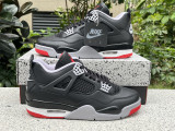 Authentic Air Jordan 4  “Bred Reimagined”