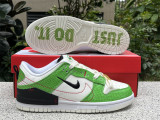 Authentic Nike Dunk Low Disrupt 2 “Just Do It” Sail /Black/Green