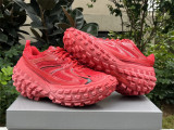 Authentic Balenciaga Defender Clear Sole Red