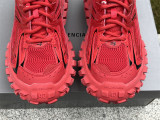 Authentic Balenciaga Defender Clear Sole Red