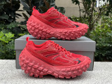 Authentic Balenciaga Defender Clear Sole Red