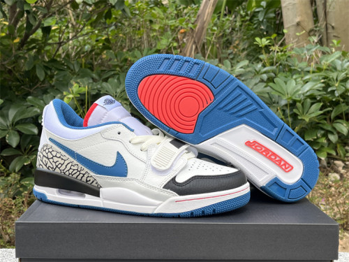 Authentic Air Jordan Legacy 312 Low White/Black/Blue