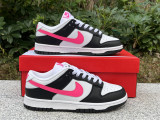 Authentic Nike SB Dunk Low Black/White/Pink
