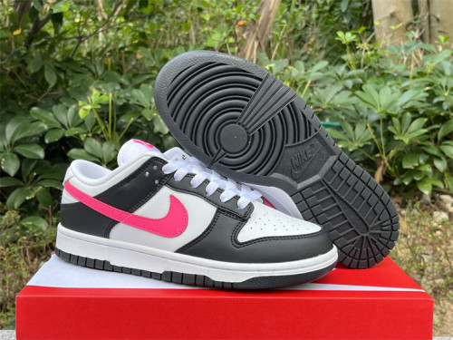 Authentic Nike SB Dunk Low Black/White/Pink
