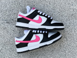 Authentic Nike SB Dunk Low Black/White/Pink