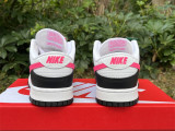 Authentic Nike SB Dunk Low Black/White/Pink