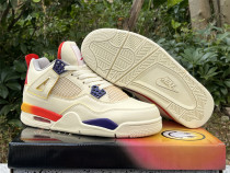 Authentic Air Jordan 4 Multi-Color Smile