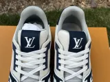 Authentic LV Trainer Light White/Blue