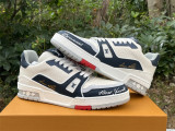 Authentic LV Trainer Light White/Blue
