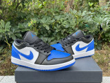 Authentic Air Jordan 1 Low Royal Blue/White