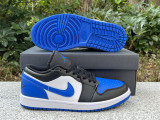 Authentic Air Jordan 1 Low Royal Blue/White