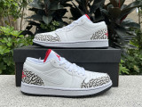Authentic Air Jordan 1 Low Cement Grey