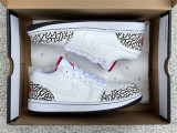Authentic Air Jordan 1 Low Cement Grey
