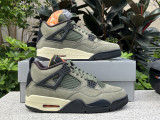 Authentic UNDEFEATED x Jordan Air Jordan 4 “Olive Canvas”