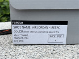 Authentic UNDEFEATED x Jordan Air Jordan 4 “Olive Canvas”
