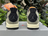 Authentic UNDEFEATED x Jordan Air Jordan 4 “Olive Canvas”