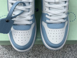Authentic OFF-WHITE Out Of Office White Blue