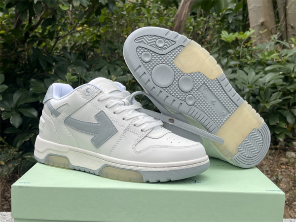 Authentic OFF-WHITE Out Of Office White Grey