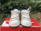 Authentic Nike SB Dunk Low White/Iron Grey-LT Smoke Grey