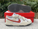 Authentic Nike SB Dunk Low White/Iron Grey-LT Smoke Grey
